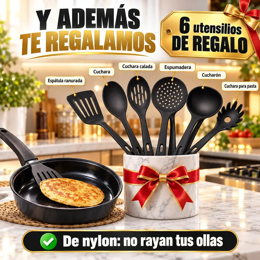 6 utensilios de nylon de regalo que no rayan tus ollas
