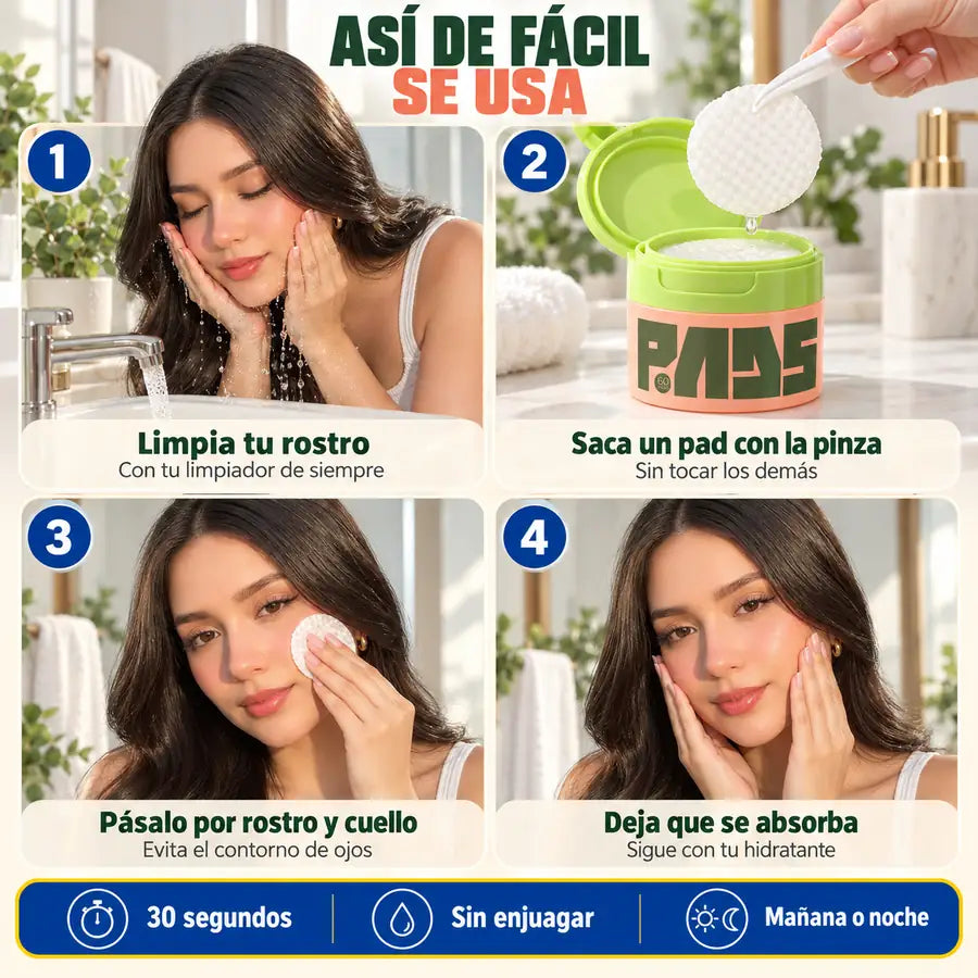 Así de fácil se usa en 4 pasos