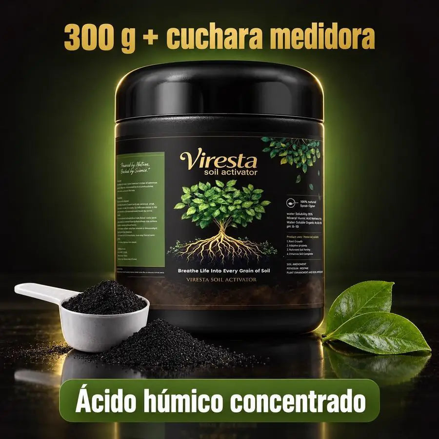Frasco de Viresta de 300 g con su cuchara medidora